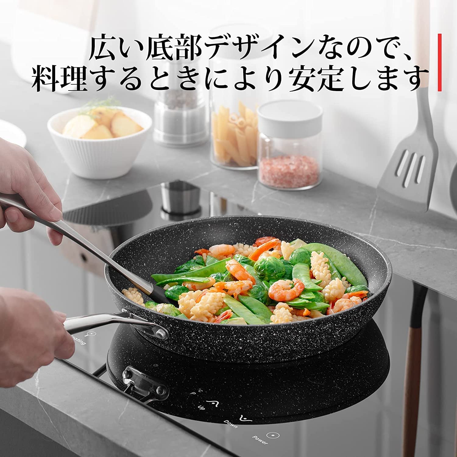 【新品】 24cm フライパン/5層構造 IH対応 Amazon | DIKA フライパン 24cm 焦げ付かない ih対応 5層コーティング